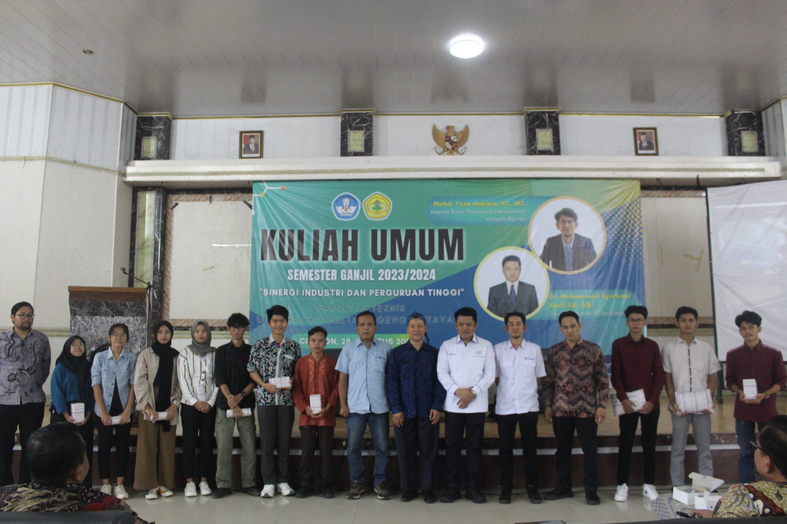 Awali Perkuliahan Semester Ganjil 2023/2024, FT Untirta adakan Kuliah Umum